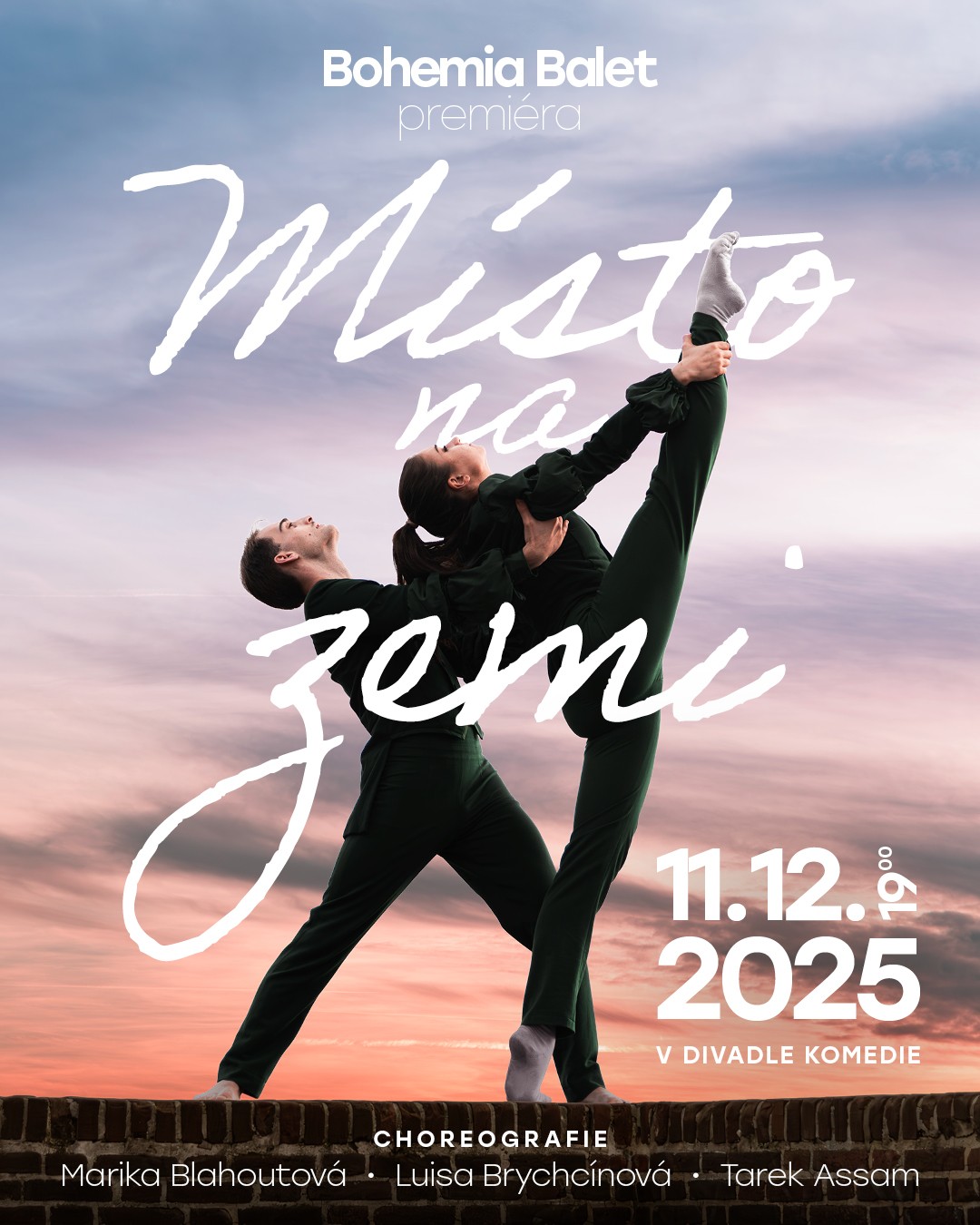 Premiéra Místo na zemi 11.12.2025 v 19h v Komedii se blíží
